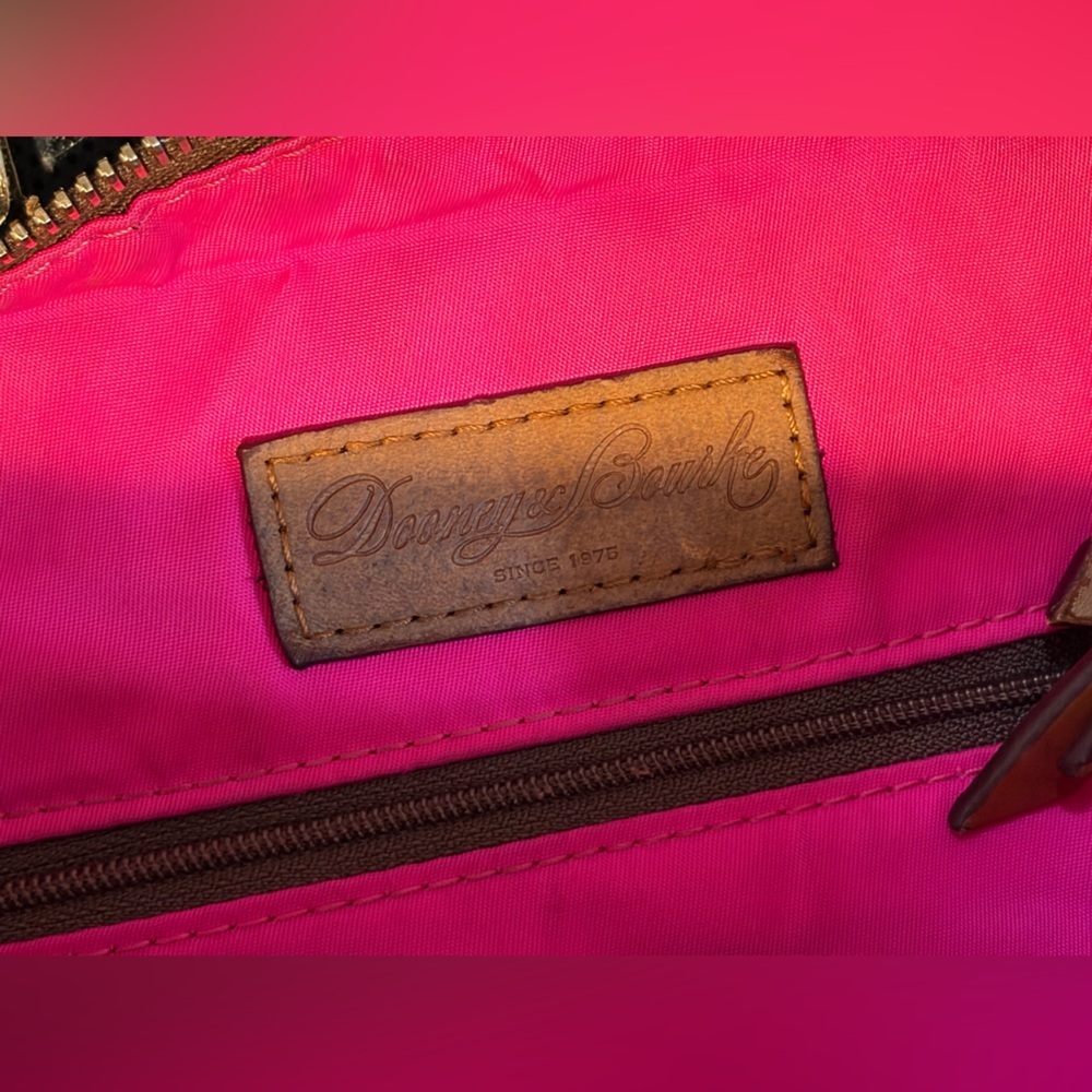 Dooney & Bourke Nylon Satchel - Picture 8 of 9